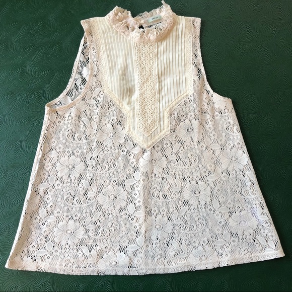 Urban Outfitters Kimchi Blue Victorian Lace Top - Picture 2 of 6